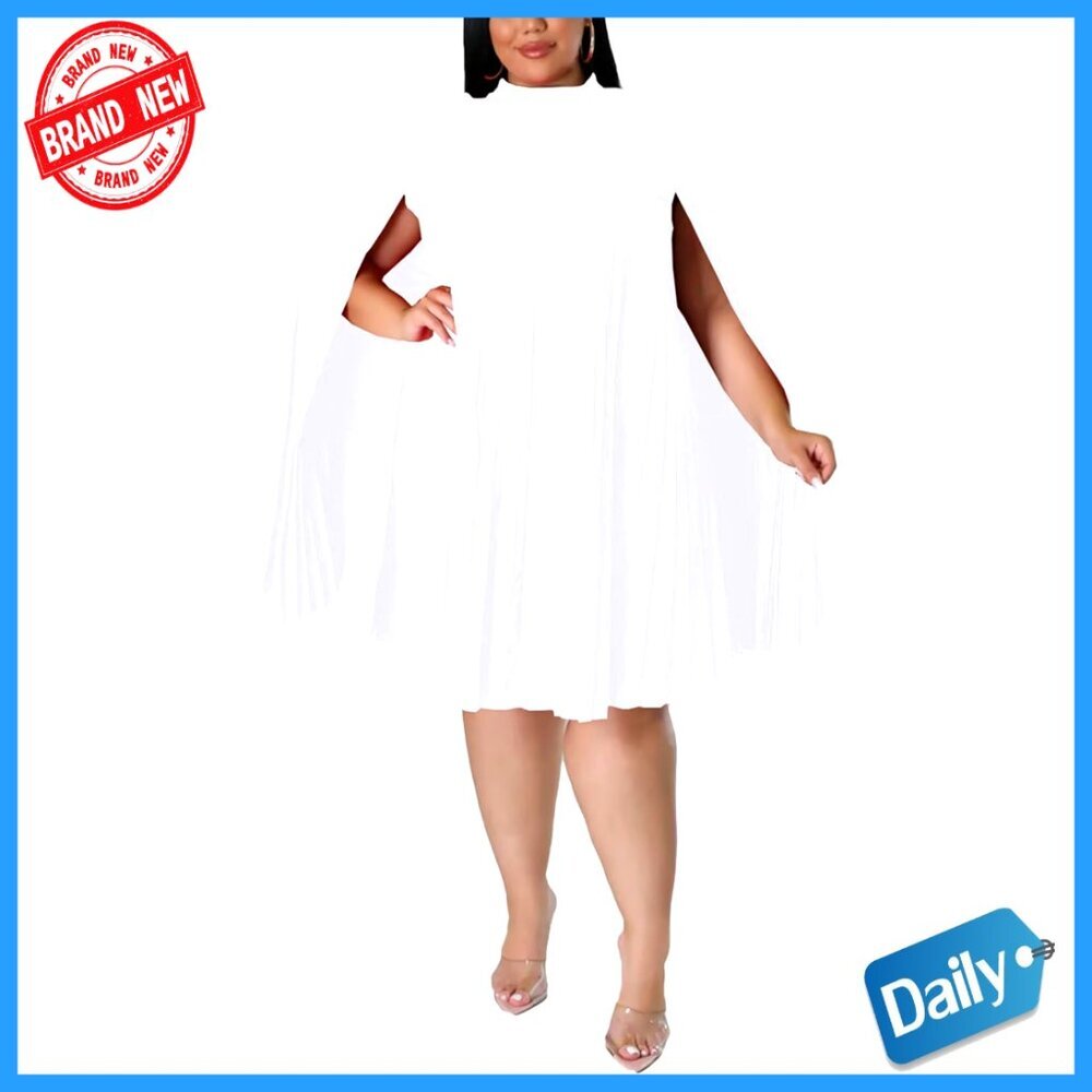 Cape Sleeve Pleated Short Dress Elegant Loose Fit Cocktail Party Wear